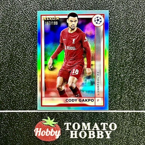 Cody Gakpo 2022 Topps Merlin Chrome UEFA Aqua Refractor /199