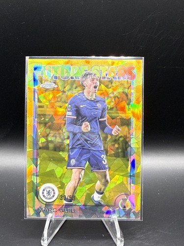 Marc Guiu 2024 Topps Chrome Sapphire UEFA Gold Sapphire 115/50