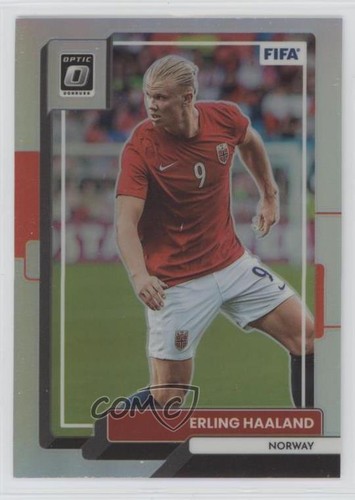 Erling Haaland 2022 Panini Donruss Prizm Hologram #84