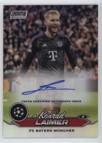 Konrad Laimer 2023 Topps Stadium Club Chrome UCL CA-KL/50