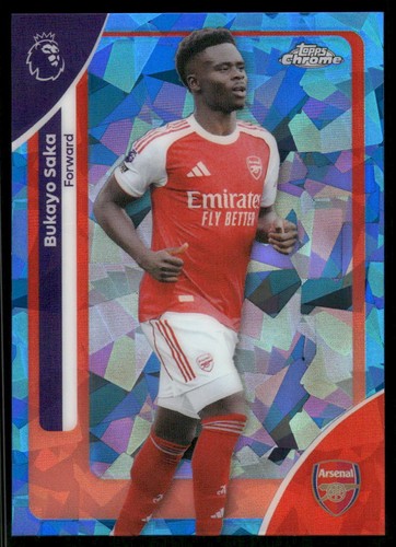 Bukayo Saka 2025 Topps Chrome Sapphire Edition Sapphire Edition #13
