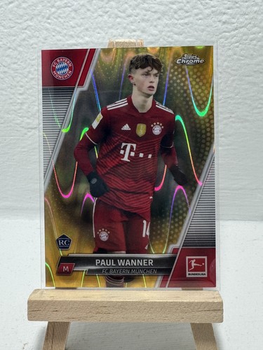 Paul Wanner 2021 Topps Cromo Bundesliga Oro RayWave Refractor #46