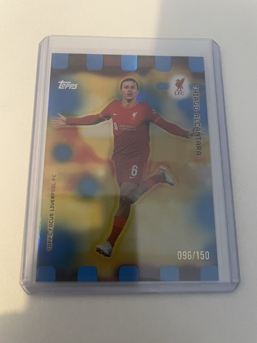 Thiago Alcantara 2025 Topps Liverpool Focus 96/150