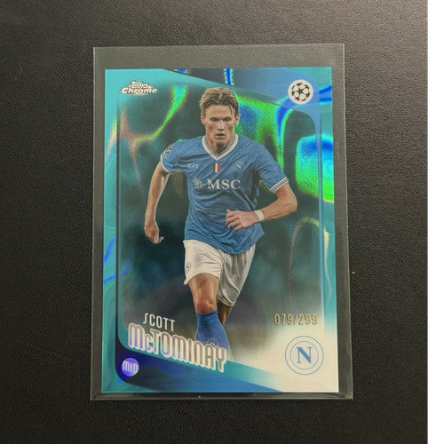 Scott McTominay 2025 Topps Chrome 79/299