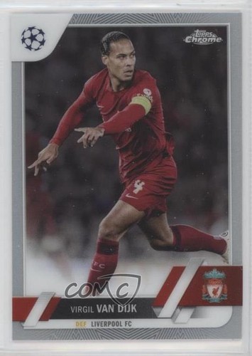 Virgil van Dijk 2023 Topps Chrome UEFA Club Competitions #130