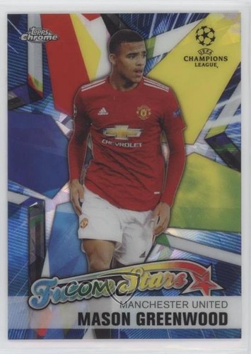 Mason Greenwood 2020 Topps Chrome UCL Sapphire Edition Sapphire #FS-MG