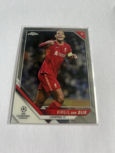 Virgil van Dijk 2021 Topps Chrome UCL #47