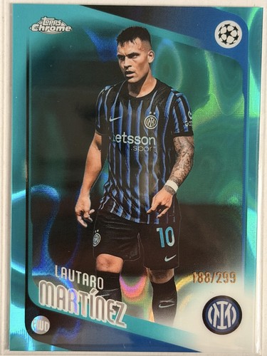 Lautaro Martinez Topps Chrome UCC Parallelo 188/26