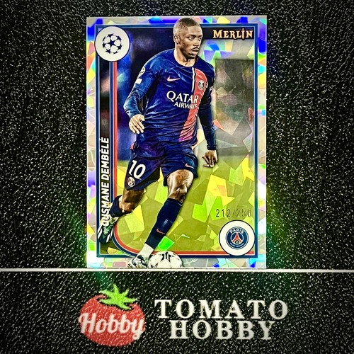 Ousmane Dembele 2023 Topps Merlin Chrome UEFA 2023-24 Atomic Refractor /250