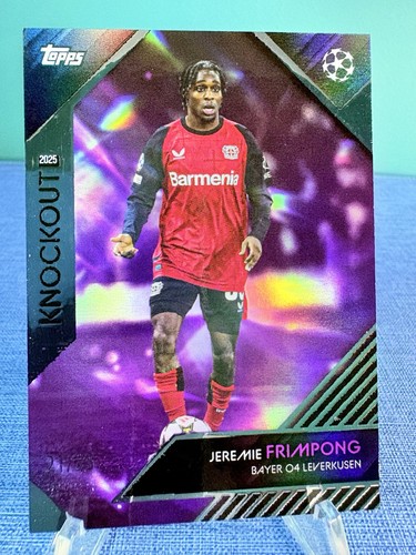 Jeremie Frimpong 2024 Topps UCC Knockout /25