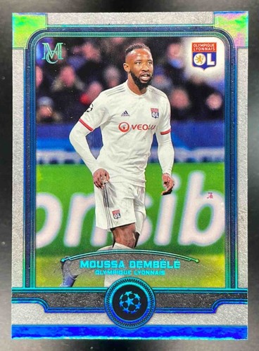 Moussa Dembele 2019 Topps Museum Collection UEFA Champions League Zaffiro 21/75