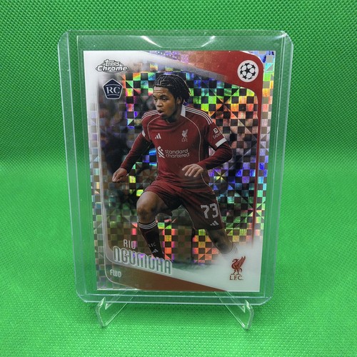 Rio Ngumoha 2025 Topps Chrome X-Fractor #191