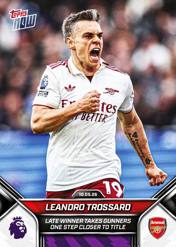 Leandro Trossard 2026 Topps Now EPL Premier League #191