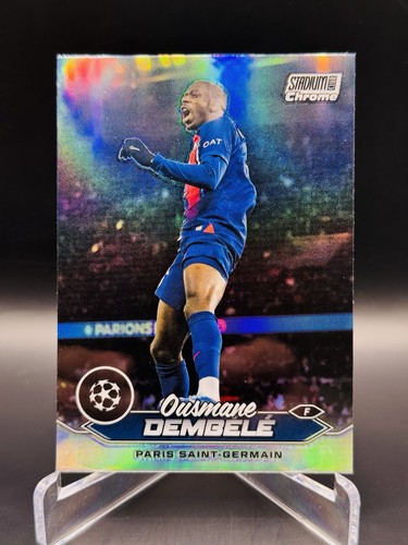 Ousmane Dembele 2023 Topps Stadium Club Chrome Refractor #100