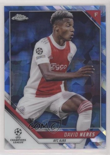 David Neres 2021 Topps Chrome UCL Sapphire Edition #103