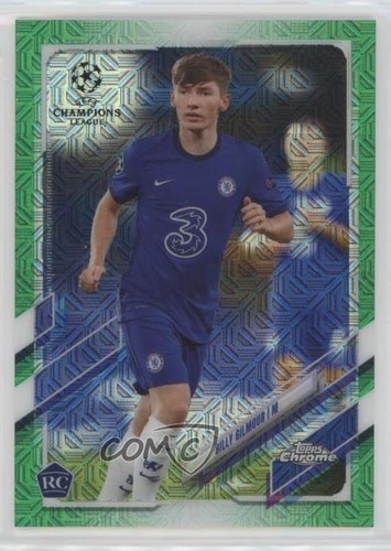 Billy Gilmour 2021 Panini UCL Green Refractor 66/99