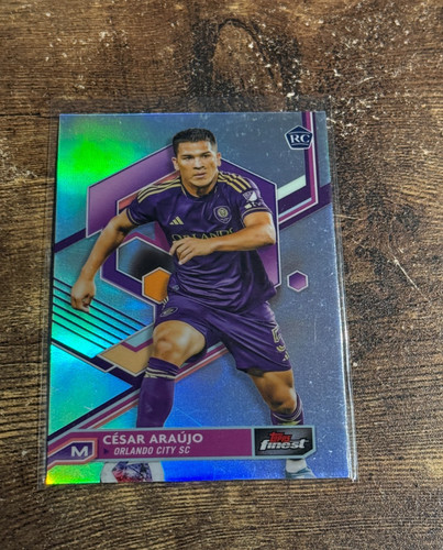 Cesar Araujo 2023 Topps Finest MLS Refractor #46