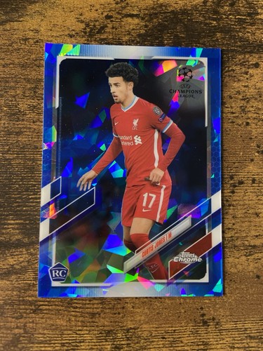 Curtis Jones 2020 Topps Chrome UEFA Sapphire