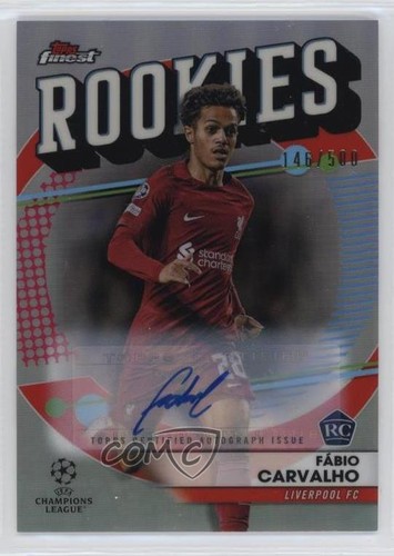 Fabio Carvalho 2022 Panini Finest UEFA Club Competitions /500