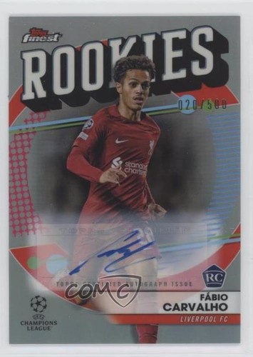 Fabio Carvalho 2022 Panini Finest UEFA Club Competitions 12/500