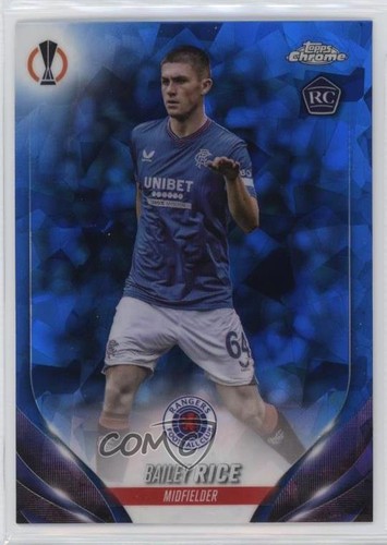Bailey Rice 2023 Topps Chrome UEFA Club Competitions Sapphire Edition #2