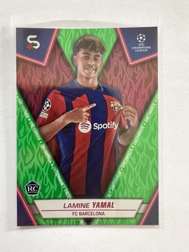 Lamine Yamal 2023 Topps Superstars Green #48