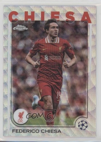 Federico Chiesa 2024 Topps Cromo UEFA Clubes Competiciones Onda Refractor #1j45