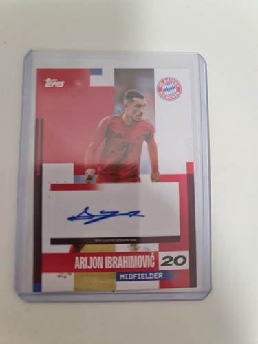 Ibrahimovic 2025 Topps FC Bayern Teamset