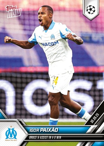Igor Paixao 2026 Topps Now 25-2026 UCL Champions League #26
