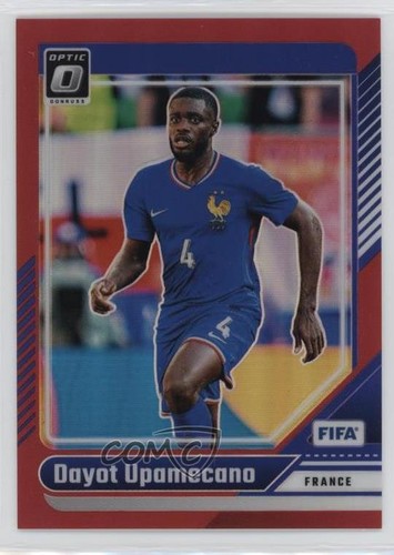 Dayot Upamecano 2024 Panini Donruss FIFA Optic Red Prizm 142/299