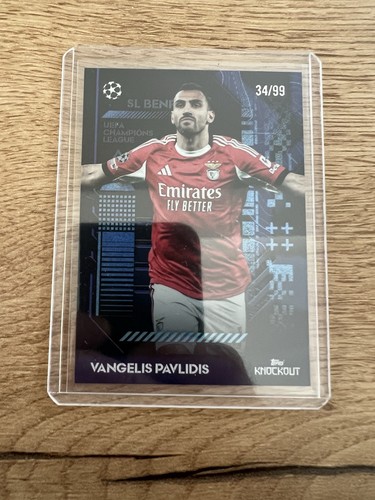 Vangelis Pavlidis 2025 Topps UCC Knockout /99