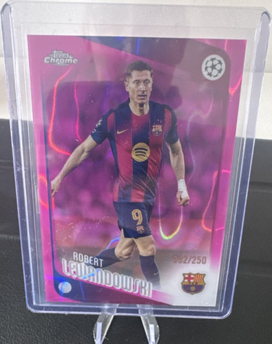 Robert Lewandowski 2024 Topps Chrome UEFA Club Competitions 200/250
