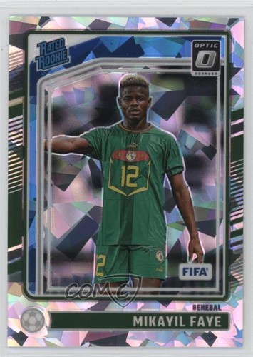 Mikayil Faye 2024 Panini Donruss FIFA Optic Ice Prizm 200/2