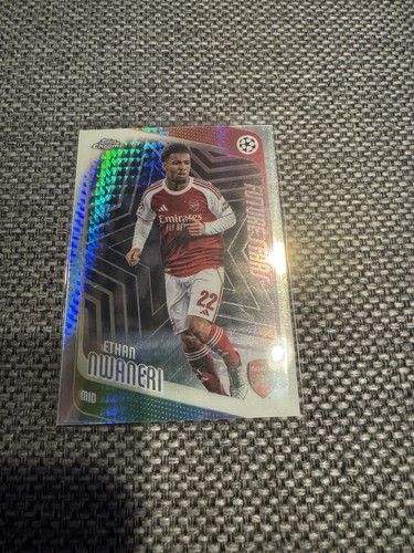 Ethan Nwaneri Topps Chrome UCC Prism Refractor /26