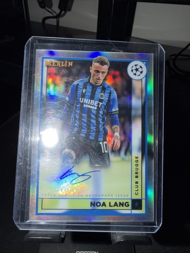 Noa Lang 2022 Topps Merlin Chrome