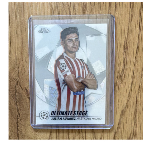 Julián Alvarez 2025 Topps Chrome UEFA Ultimate Stage #US-29