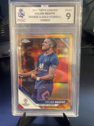Kylian Mbappé Chrome Orange and Gold