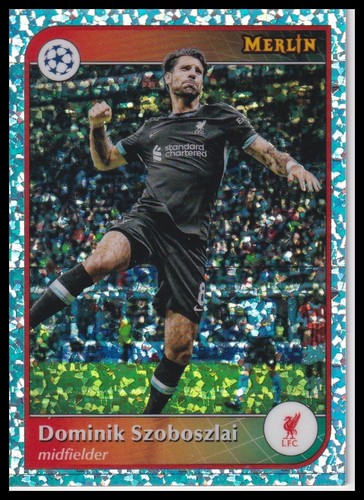 Dominik Szoboszlai 2024 Topps Merlin Chrome Diamond Refractor #167