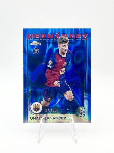 Unai Hernandez 2024 Topps Chrome UCC Blue Refractor Lava /150