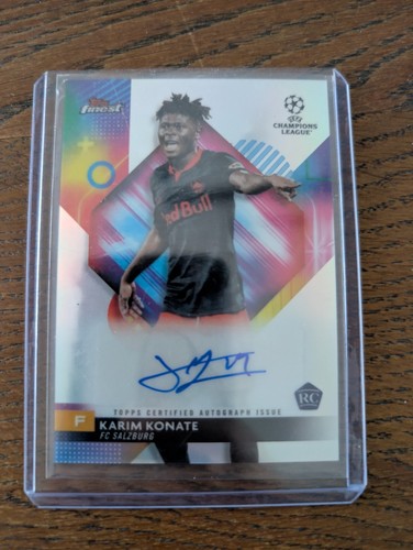 Karim Konate Topps Finest UEFA Champions League Auto Refractor