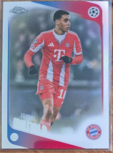 Jamal Musiala Topps UCC Chrome Refractor /26