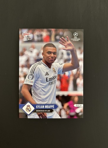Kylian Mbappe Topps Now 