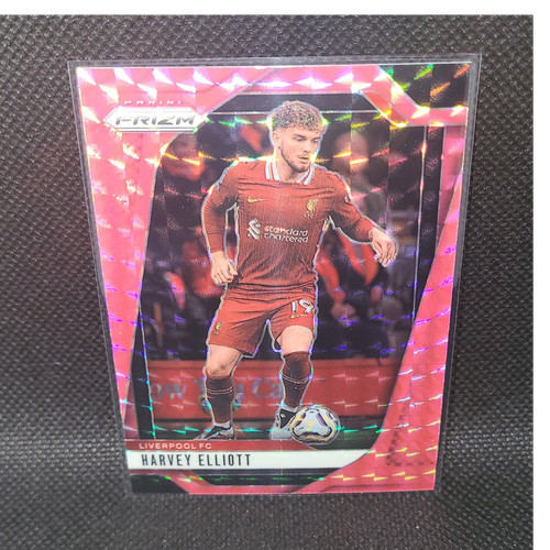 Harvey Elliott 2024 Panini Prizm Premier League Pink Prizm #42