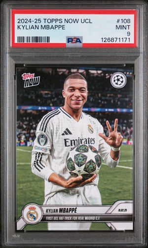 Kylian Mbappe Topps Now UCL 