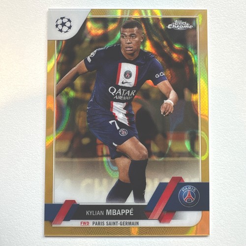 Kylian Mbappe Chrome Gold Lava