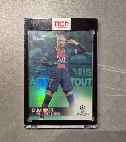 Kylian Mbappe Stadium Club Chrome Green Refractor