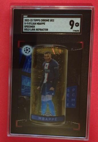 Kylian Mbappé Chrome Gold Lava Refractor