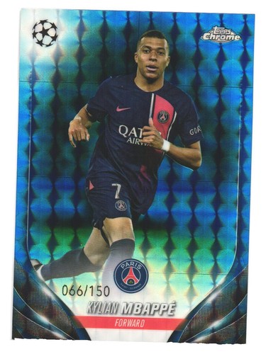 Kylian Mbappe UCC Chrome Blue Geometric