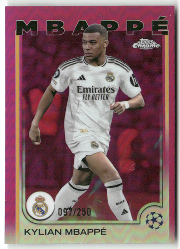 Kylian Mbappé Champions League Chrome Pink Refractor