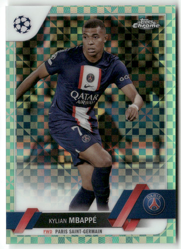 Kylian Mbappé Chrome Champions League Green